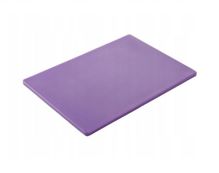 Доска разделочная п/п 450*300*11 мм. фиолетовая поверхность шагрень MGprof /1/10/