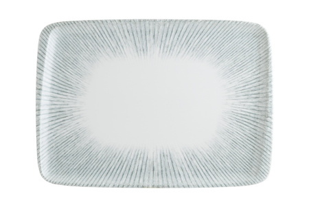 Блюдо прямоуг. 300*210 мм. Ирис Серый, форма Мув Bonna /1/6/